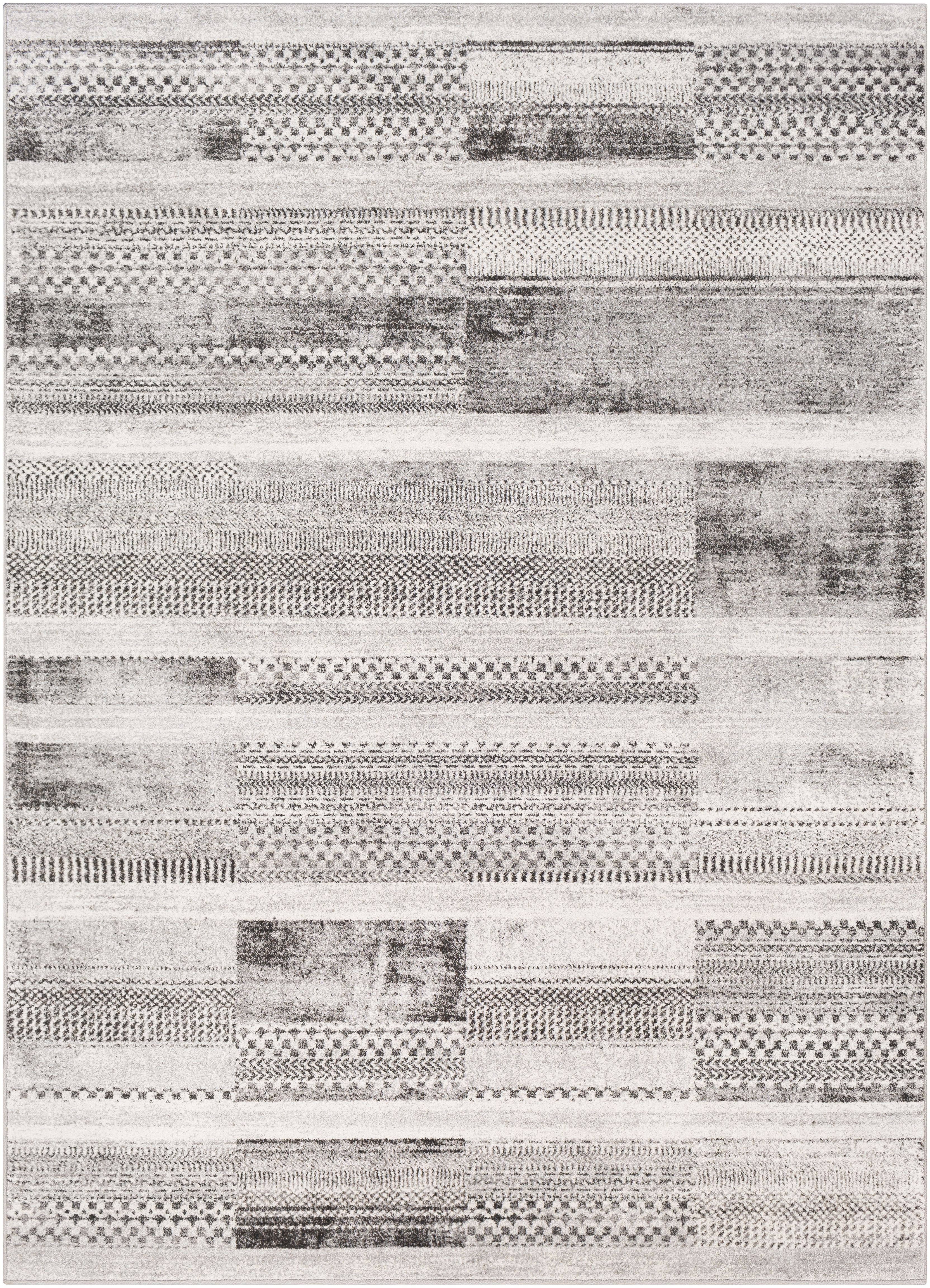 Nepali Gray Indoor 8'10" x 12'4" Machine Woven Rug - Image 0