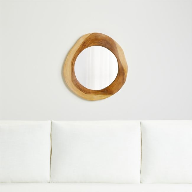 Galia Natural Wood Mirror - Image 0