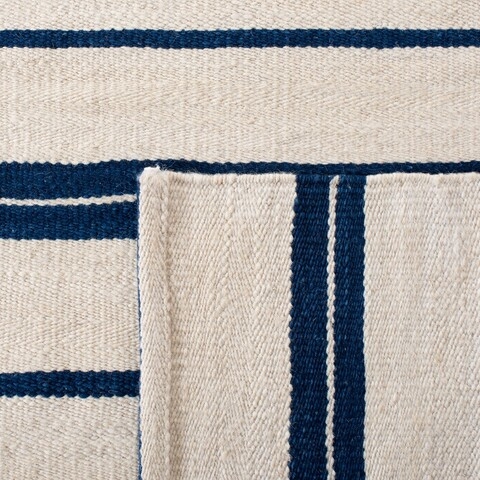 Sagaponeck Stripe Rug, Navy, 6' x 9' - Image 4