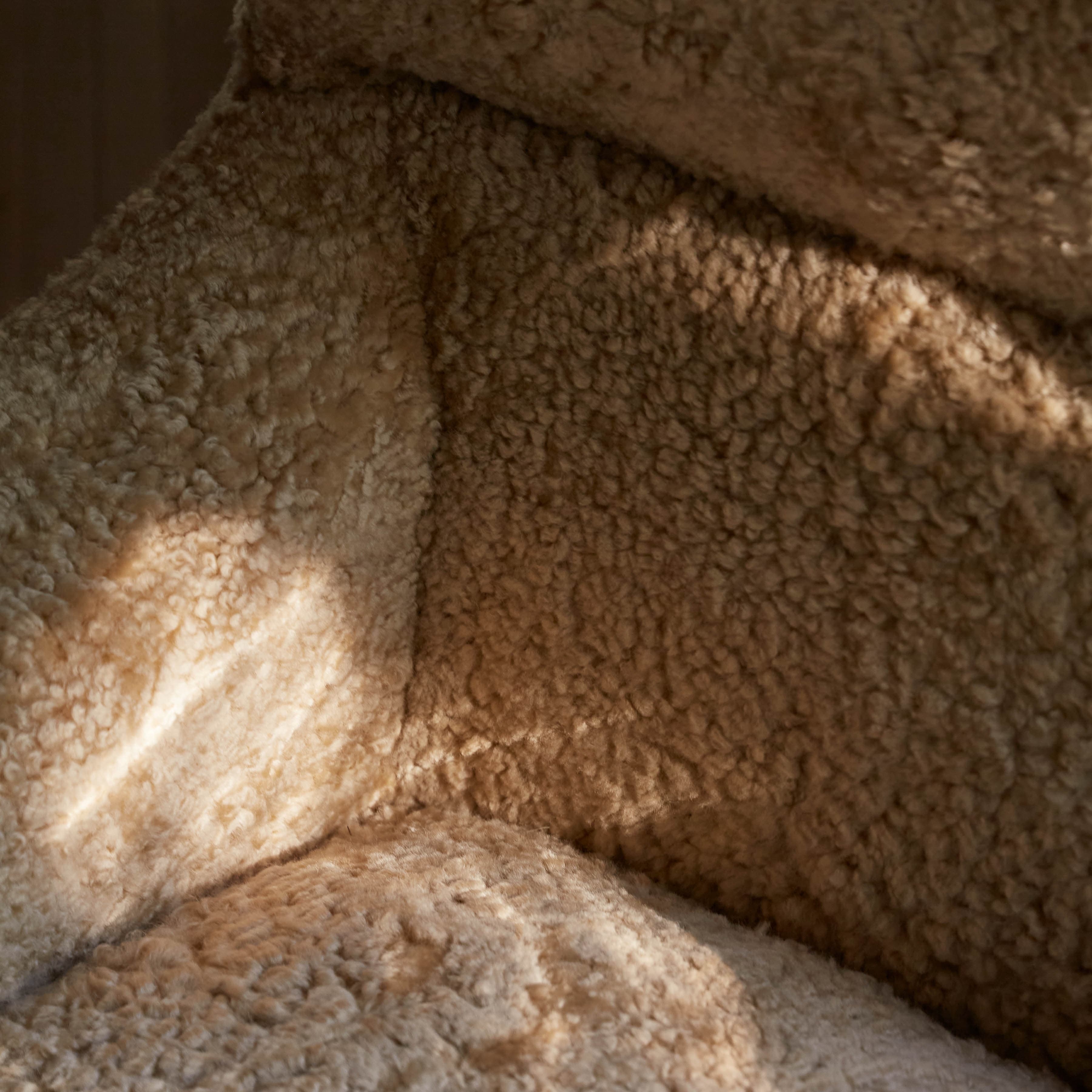 The Citizenry Vale Shearling Armchair | Cream - Image 8