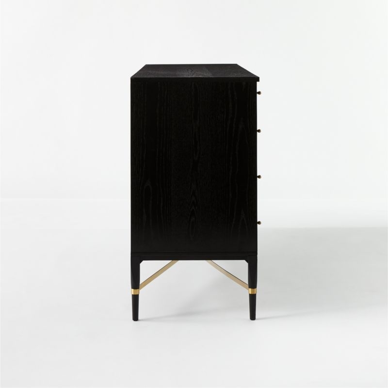 Connoisseur 8-Drawer Black Oak Wood Dresser Model 1006 by Paul McCobb - Image 5