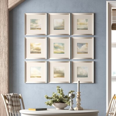 'Atmosphere' 9 Piece Picture Frame Print Set - Image 0