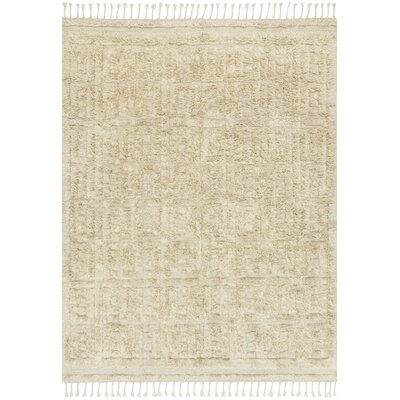 Vahag Hand-Knotted Wool Beige Rug - Image 0