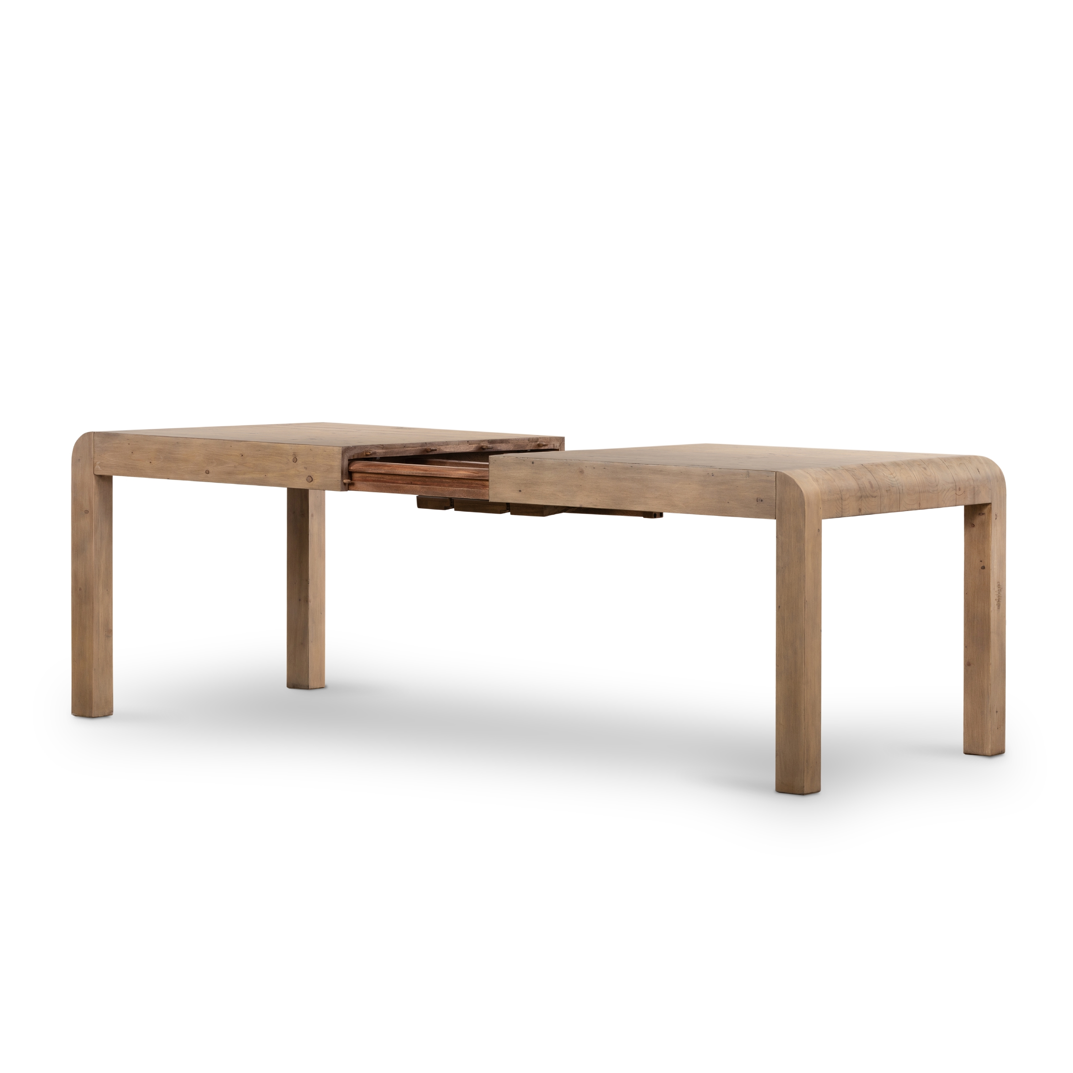 Everson 71" Extension Dining Table-Teak - Image 3