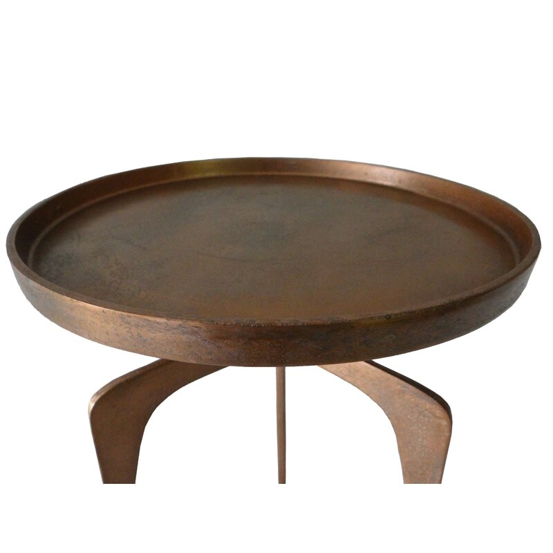 Elements End Table, Copper - Image 2