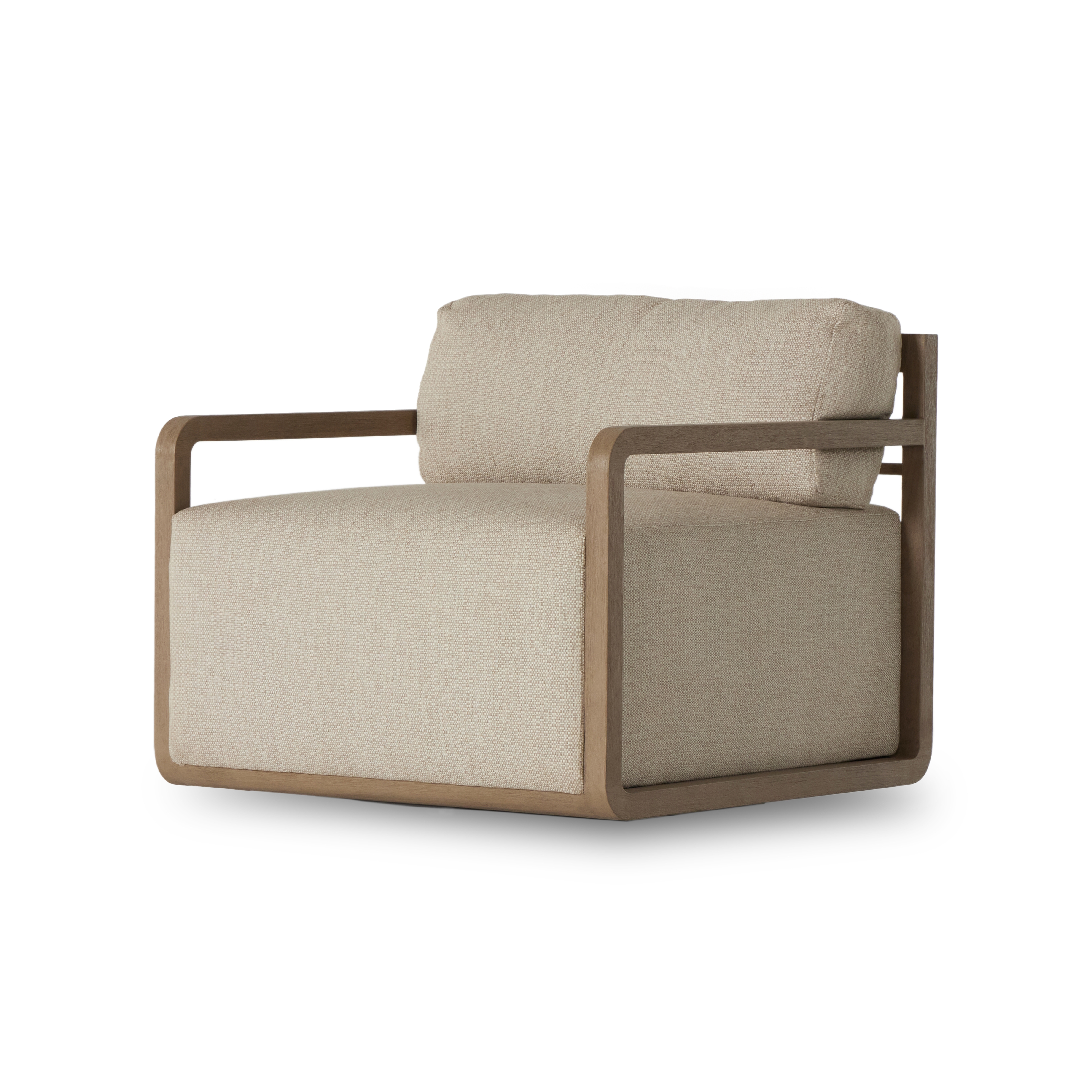 Stroud Outdoor Swivel Chair - Faye Sand - Image 0