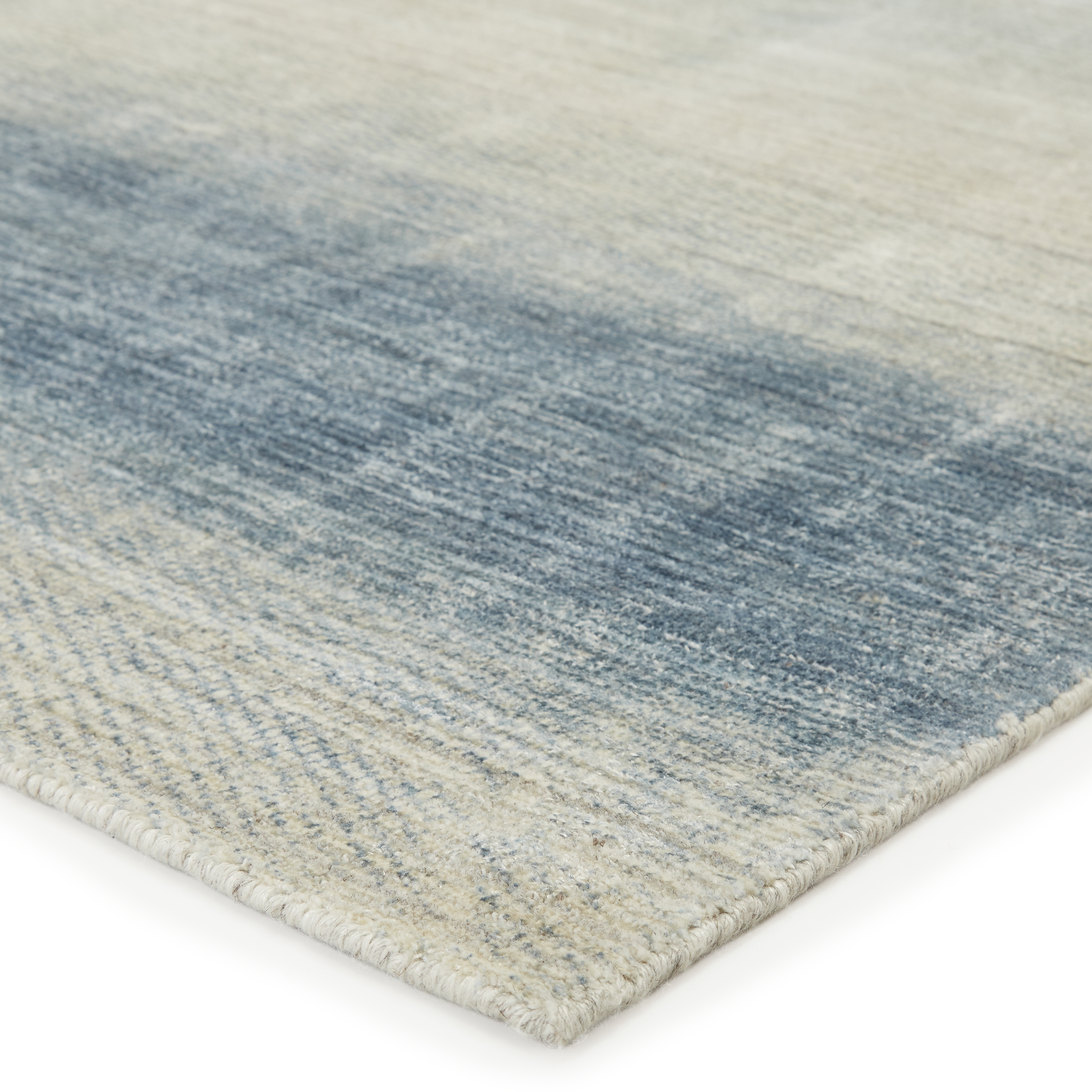 Barclay Butera by Bayshores Handmade Ombre Blue/ Beige Area Rug (8'X10') - Image 1