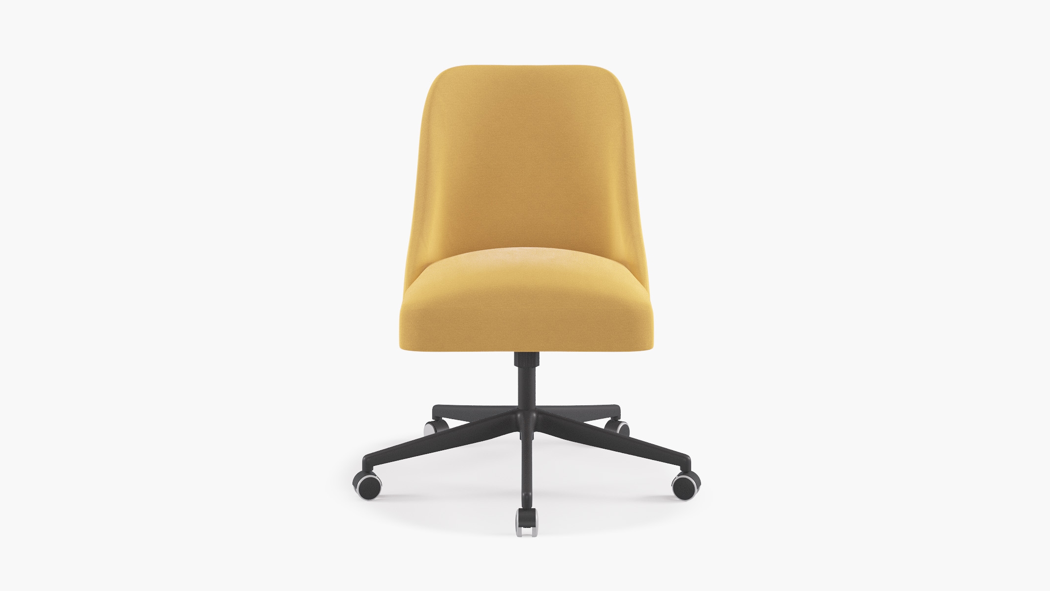 Tailored Task Chair, Curry Classic Velvet - Image 0