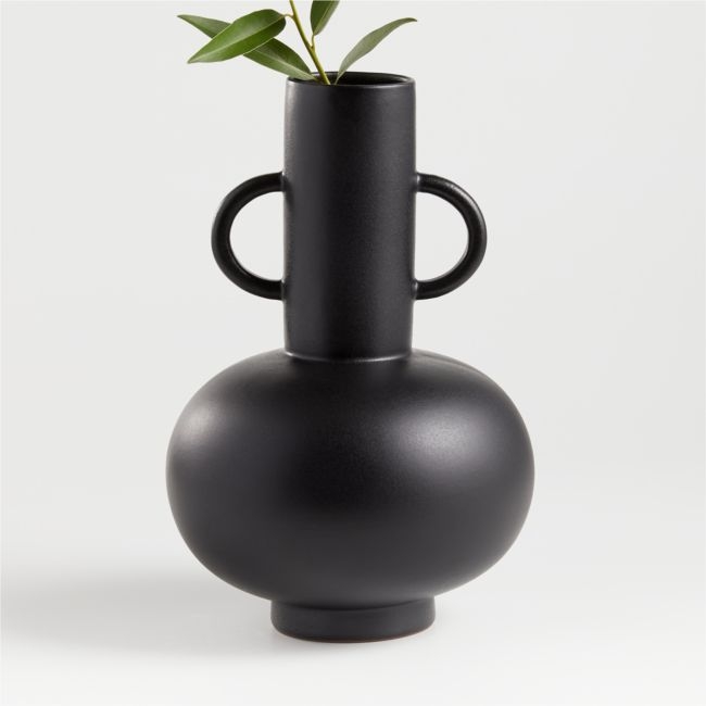 Merriman Black Vase by Leanne Ford - Image 1