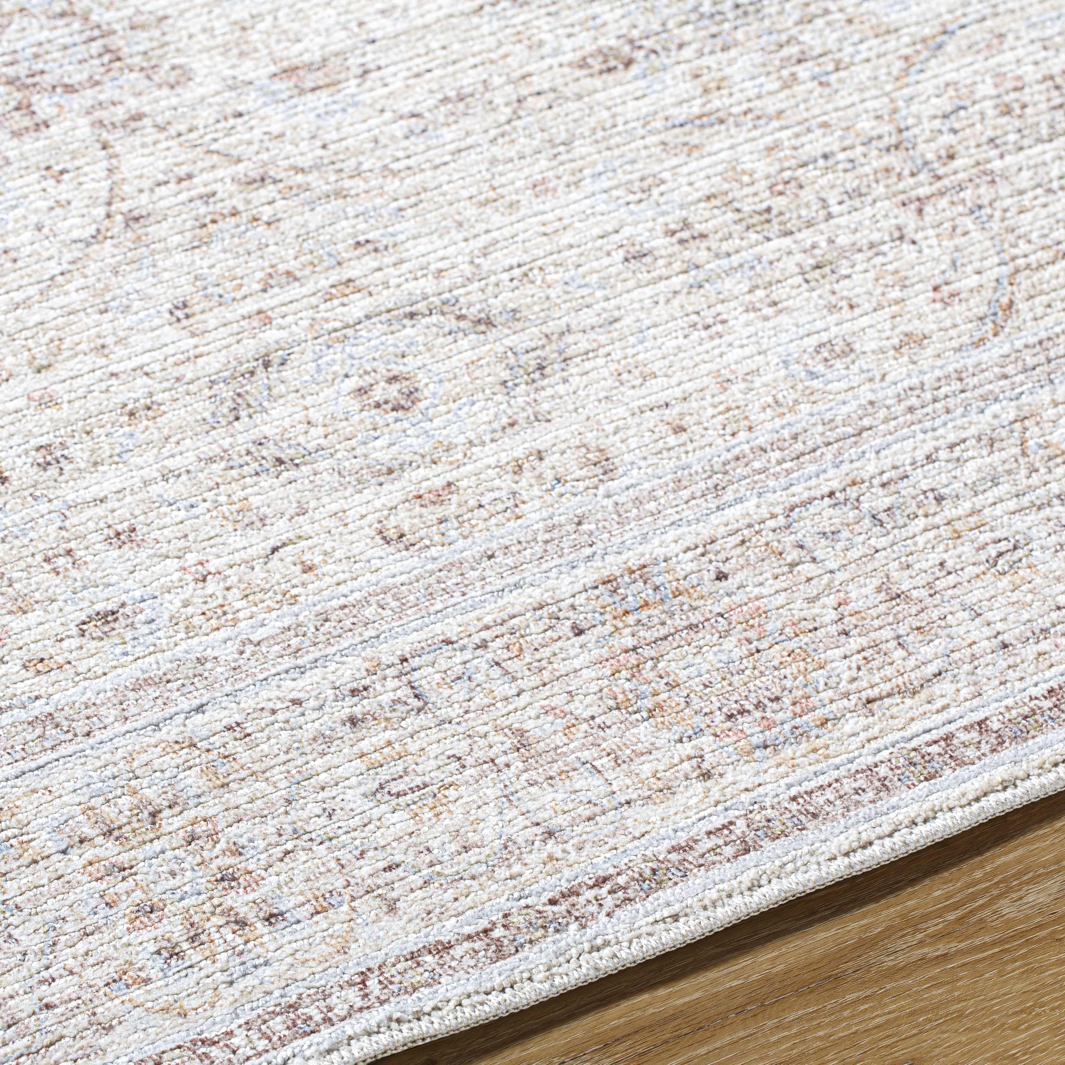 Spokane Beige Indoor 2'7" x 10' Machine Woven Rug - Image 3