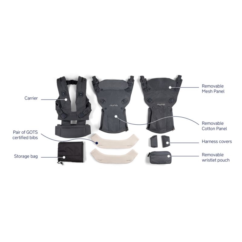 Nuna CUDL ™ Deux Denim 4-in-1 Baby Carrier - Image 9