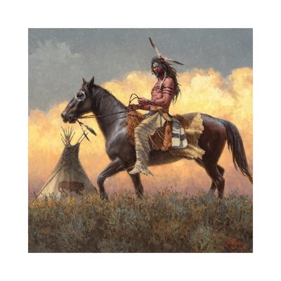 A Lakota Leader by Joe Velazquez - Wrapped Canvas Gallery-Wrapped Canvas Giclée - Image 0