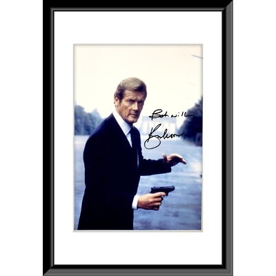 James Bond Roger Moore Signed Movie Photo - Image 0