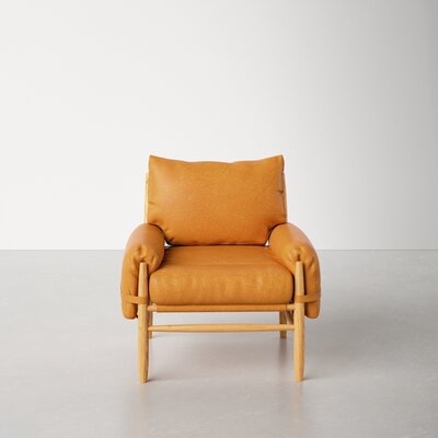 Marla Vegan Leather Armchair - Image 0