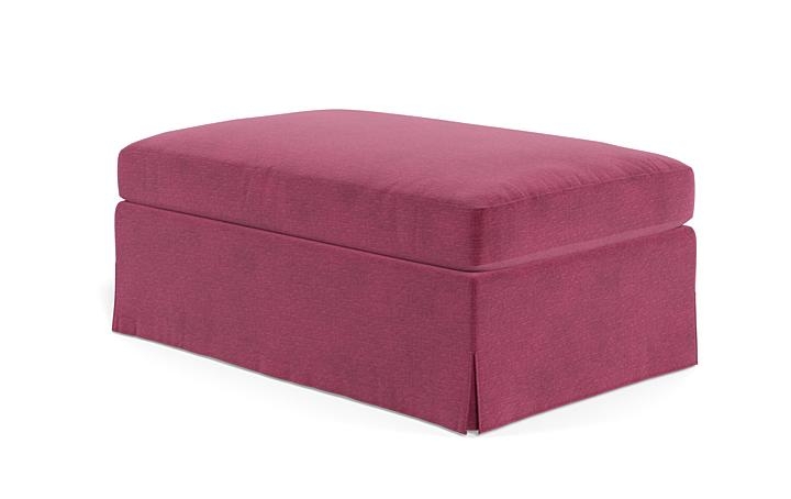 Sloan Slipcovered Ottoman - Image 2