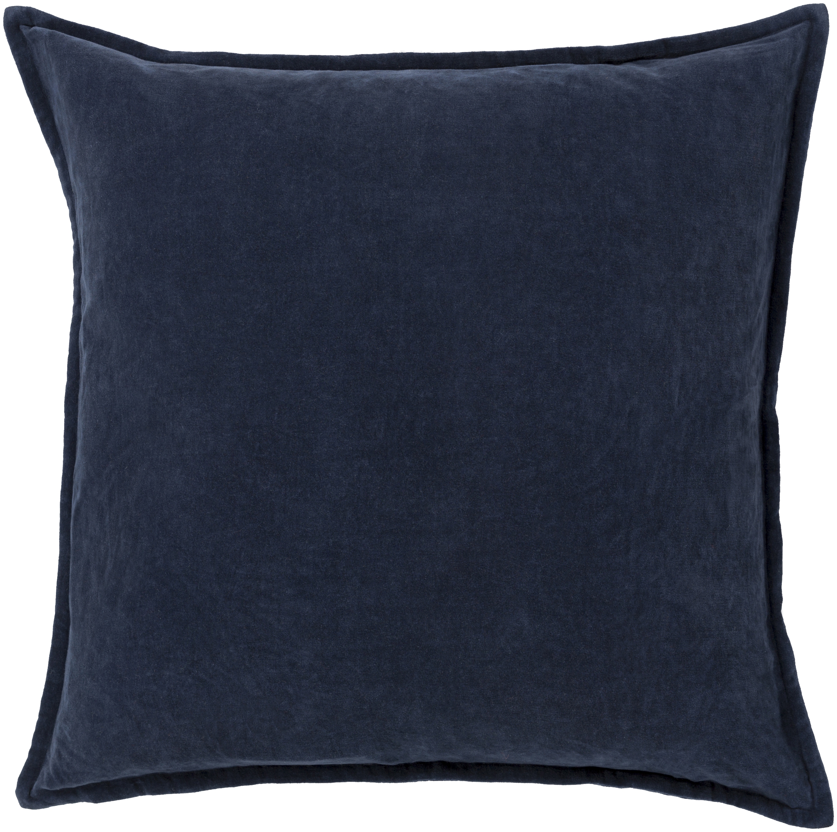 Cotton Velvet Throw Pillow, 22" x 22", with poly insert - Image 0