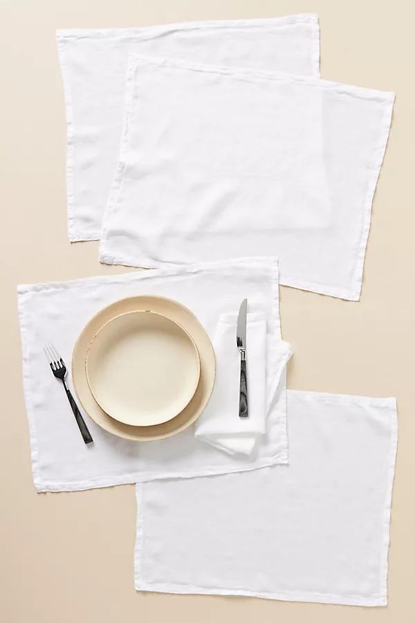 Edison Portuguese Linen Placemats, Set of 4 - Image 0