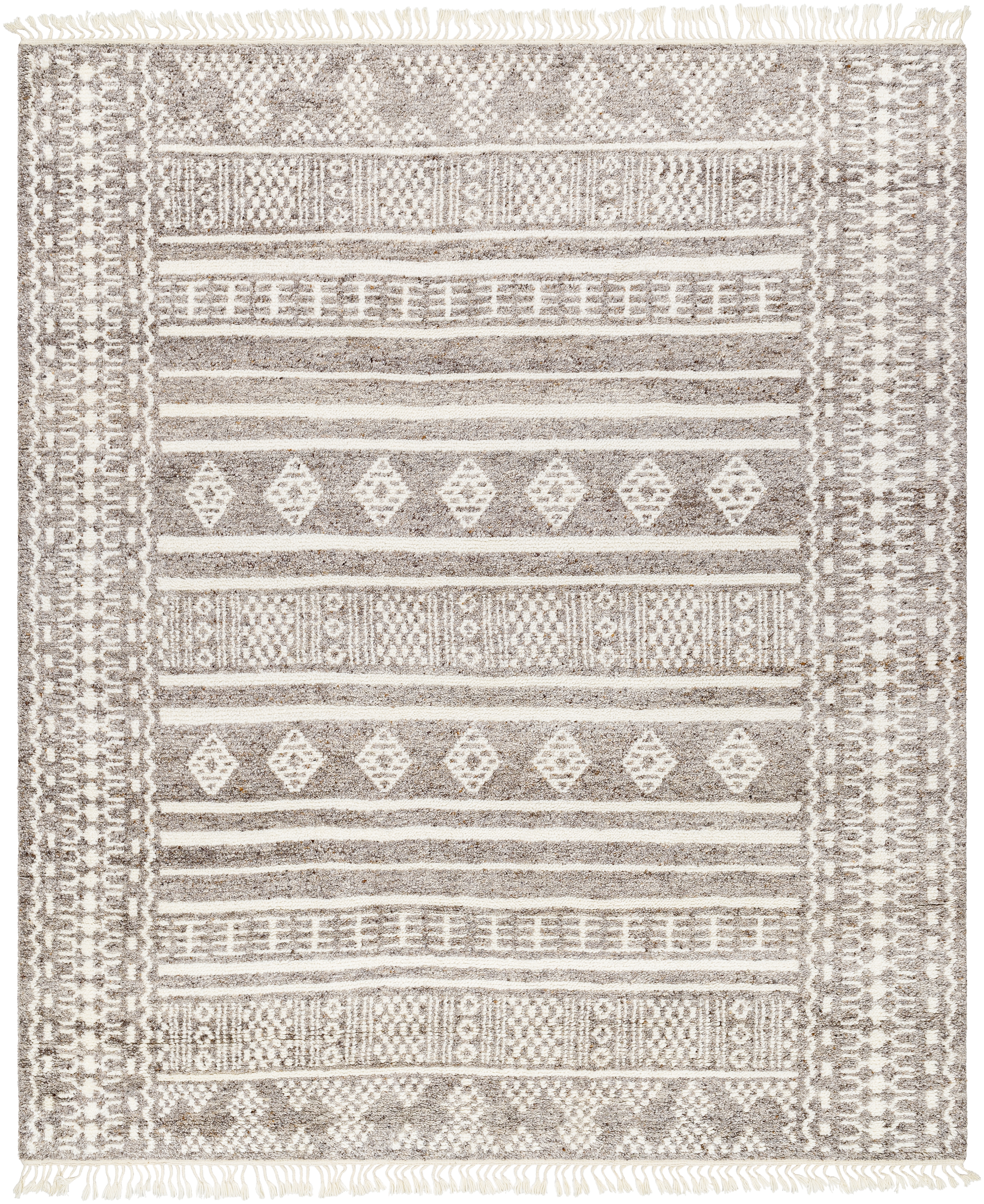 Tulsa Beige Indoor 2' x 3' Handmade Rug - Image 0