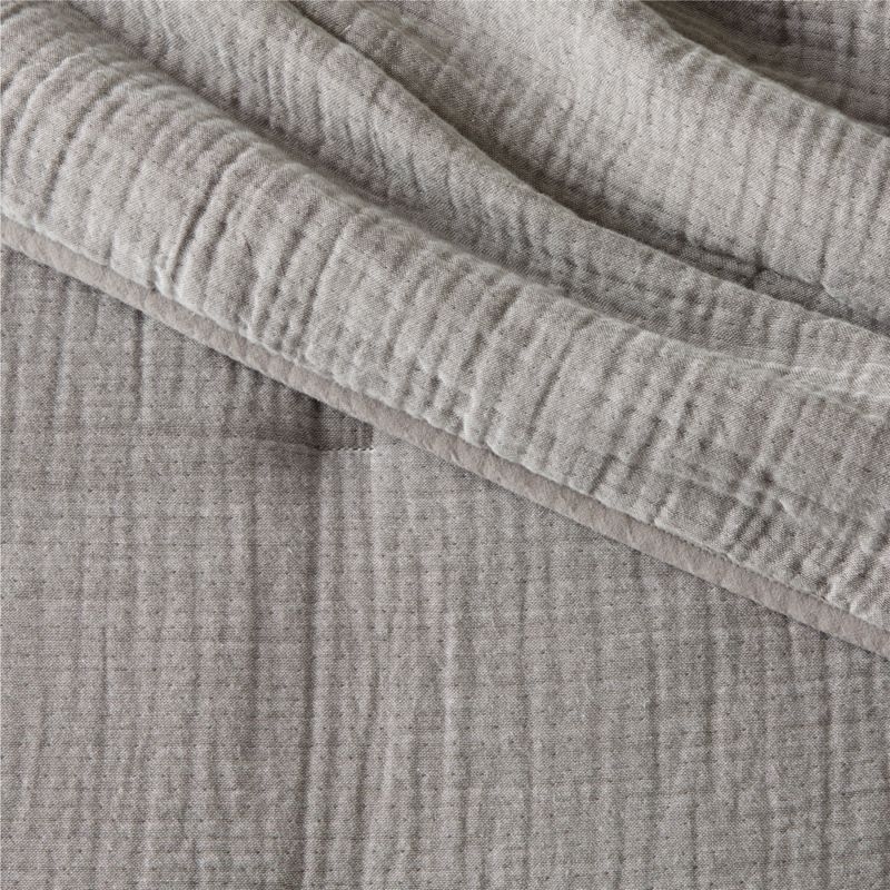 Alto Grey Organic Cotton King Quilt - Image 2