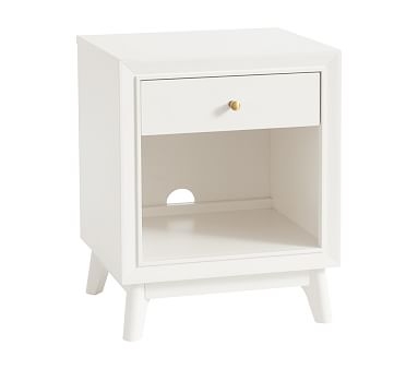 Sloan Nightstand, Simply White, In-Home Delivery - Image 0