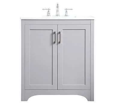 Gray Cedra Single Sink Vanity, 30" - Image 0