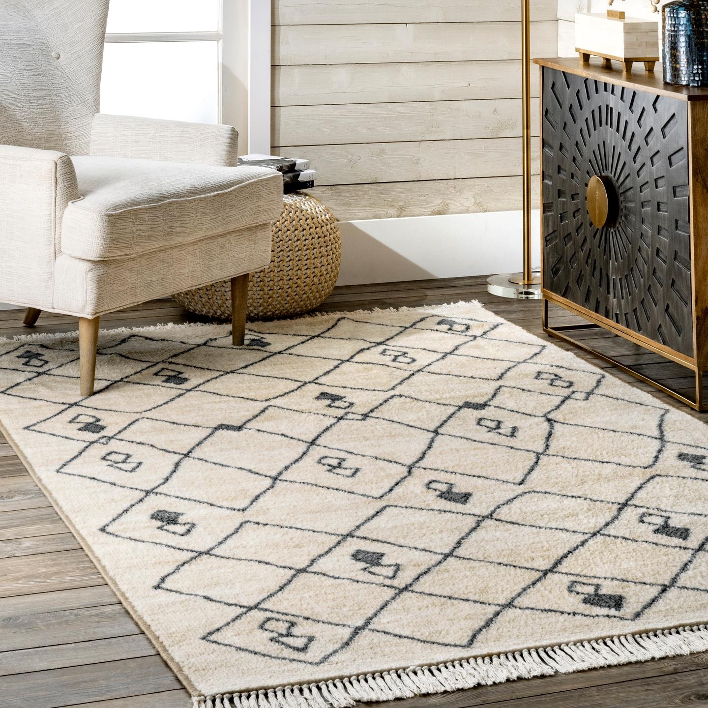 Dani Moroccan Trellis Area Rug - Image 0