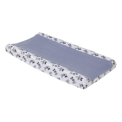Disney Mickey Mouse - Timeless Mickey Super Soft Baby Blue Changing Pad Cover - Image 0