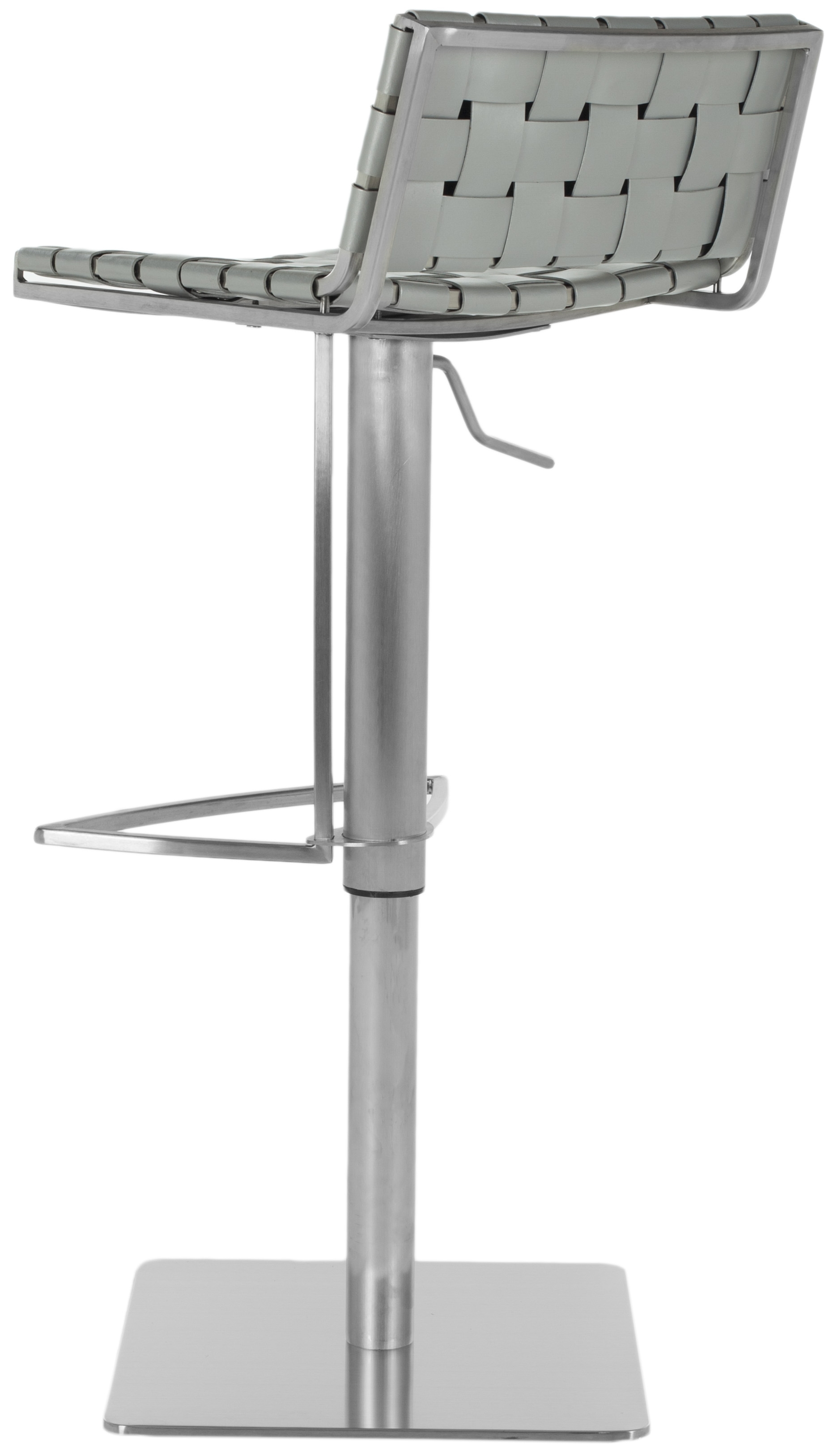Mitchell Gas Lift Swivel Bar Stool - Grey - Safavieh - Image 0