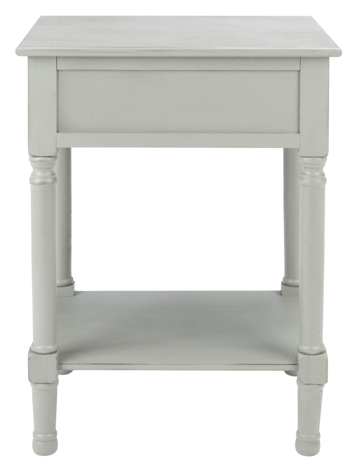 Halton 1 Drawer Accent Table - Distressed / Grey - Safavieh - Image 6