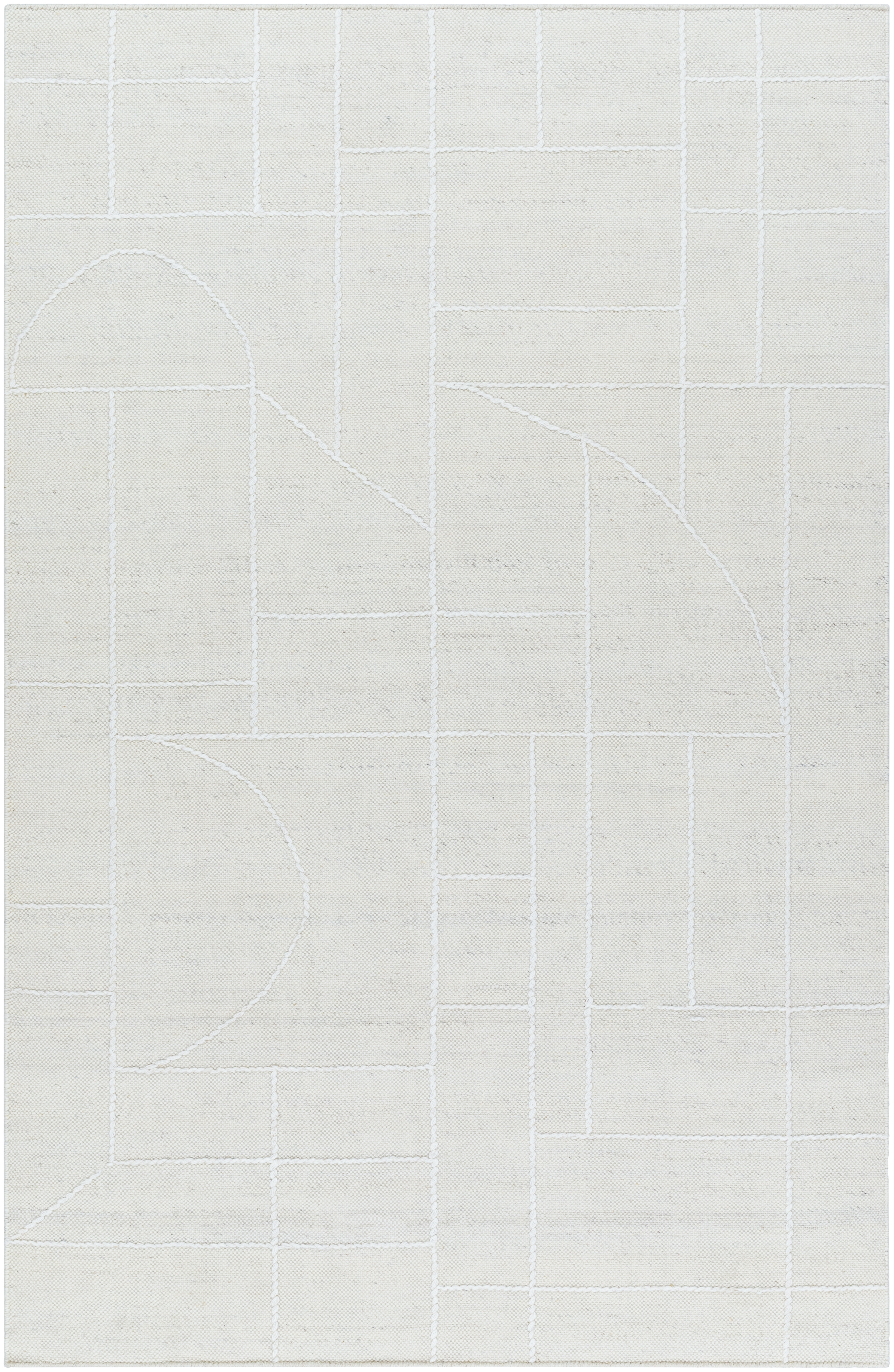 Marcela Beige Indoor 5' x 7'6" Handmade Rug - Image 0