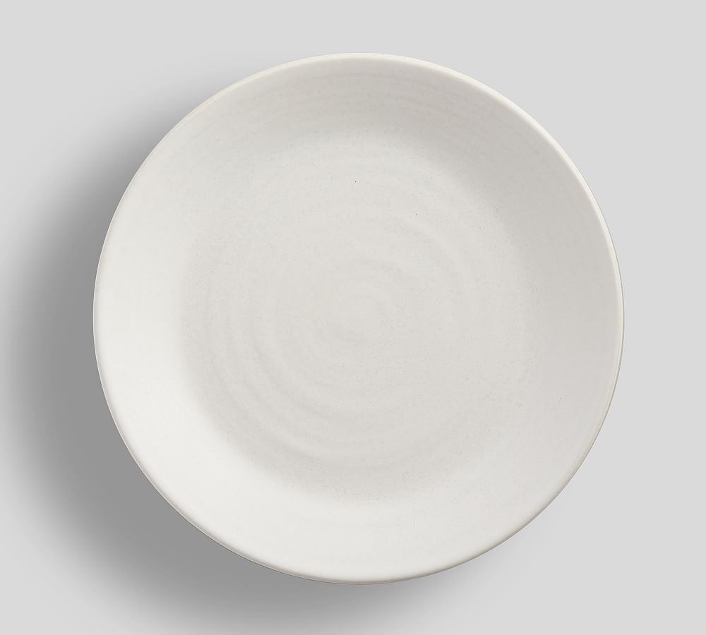 Larkin Reactive Glaze Stoneware Salad Plates, Set of 4 - Shell White - Image 0