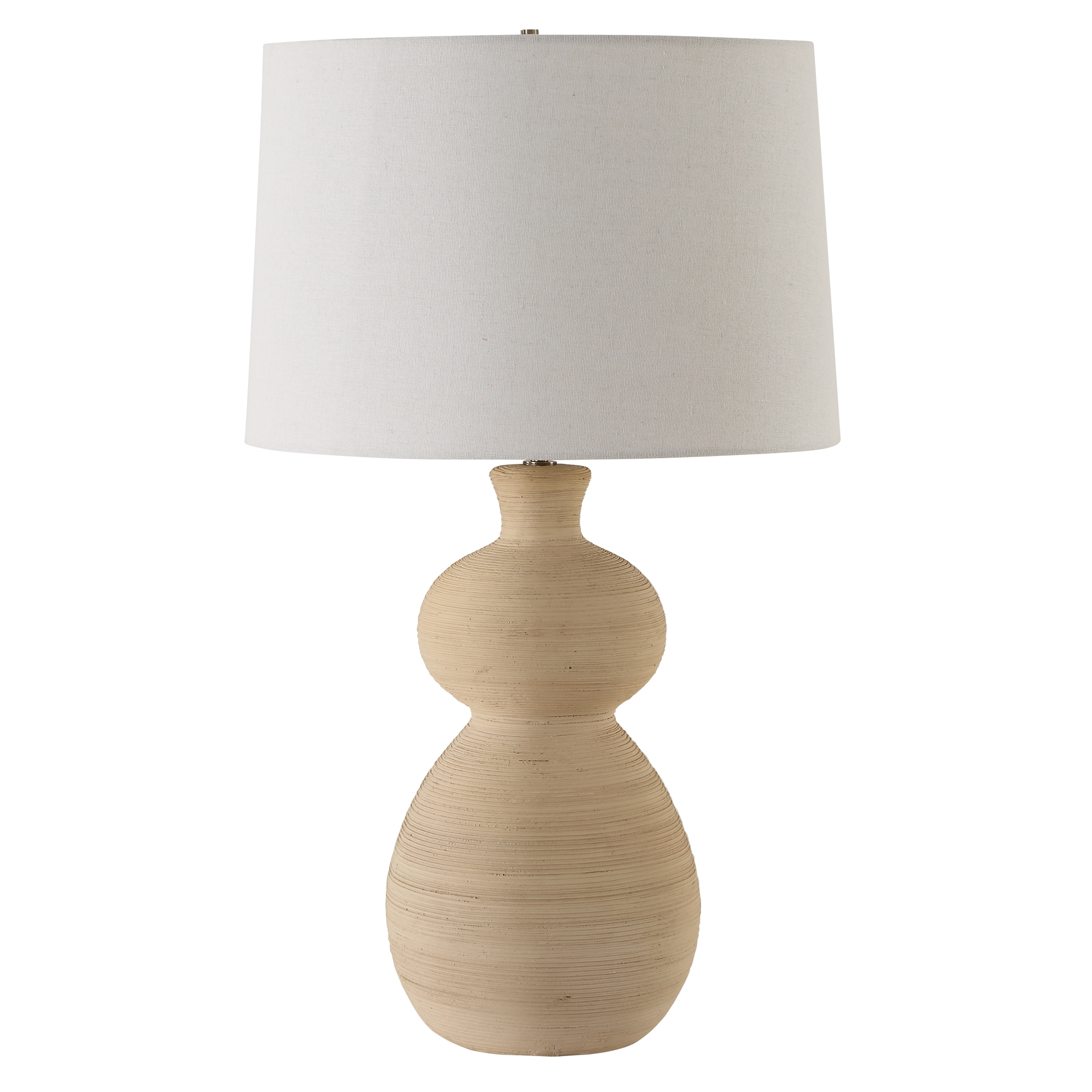 Pueblo Fired Clay Table Lamp - Image 3