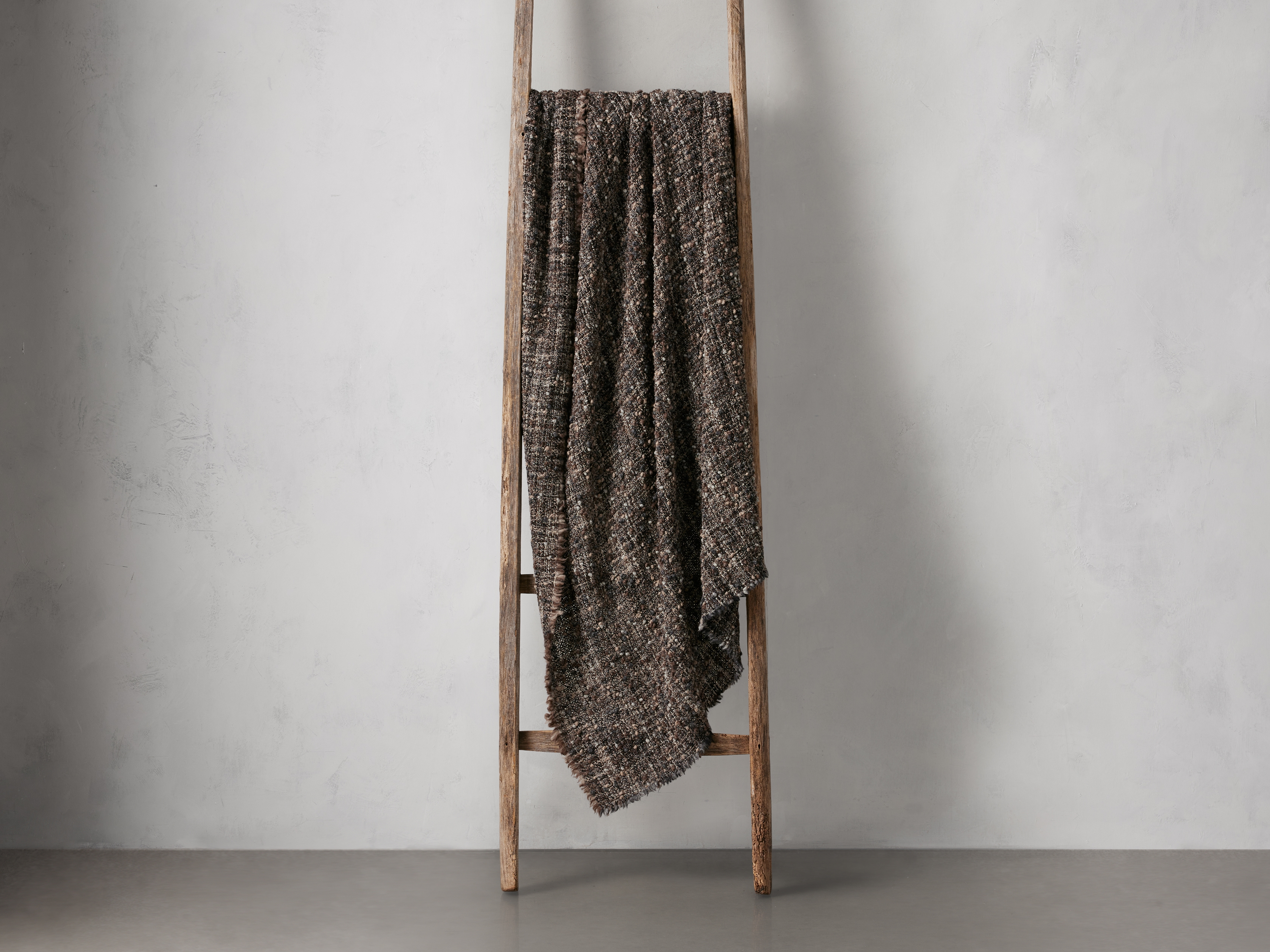 Leni Throw in Wool Gray  Iron - Image 0