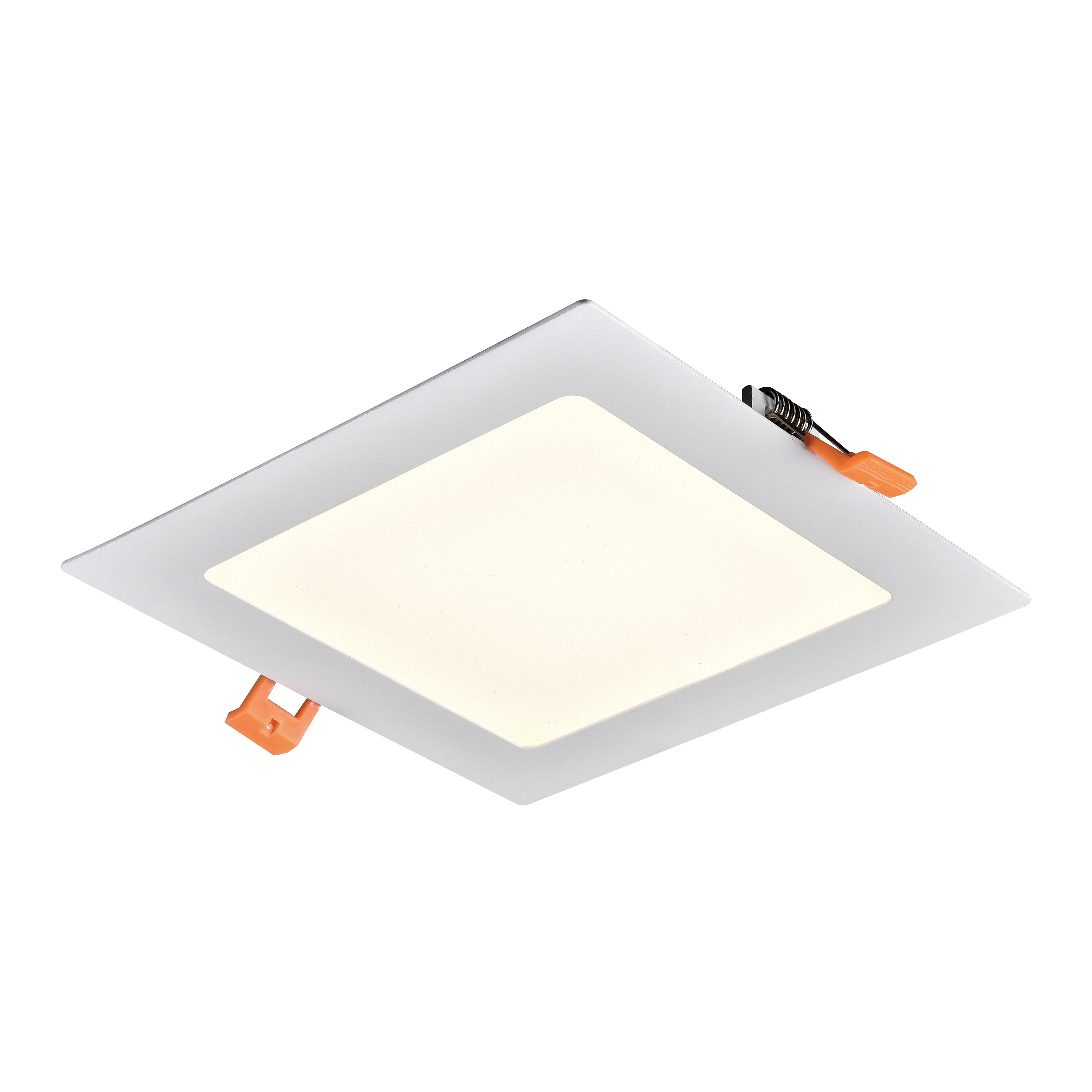Mercury 6-inch Square Recessed Light in White - Integrated LED - Image 0
