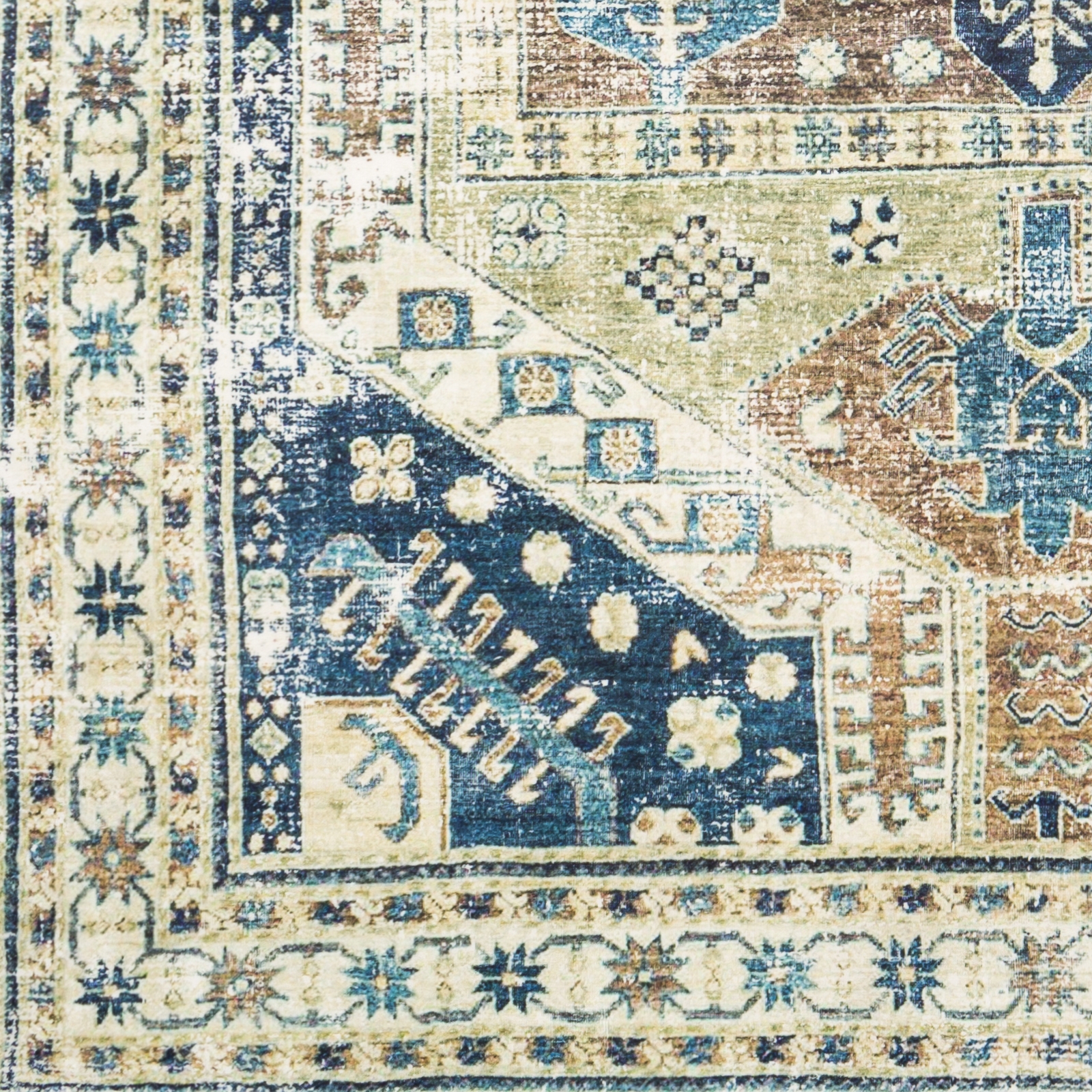 Livabliss Erin Beige Indoor 5'3" x 7'7" Machine Woven Rug - Image 1