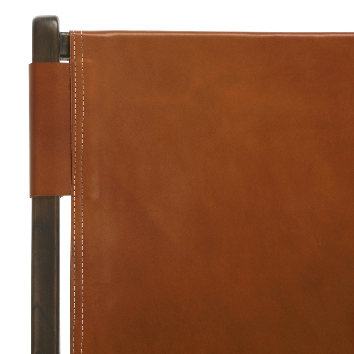 Alanarose Leather Accent Chair - Brown / Walnut - Image 3