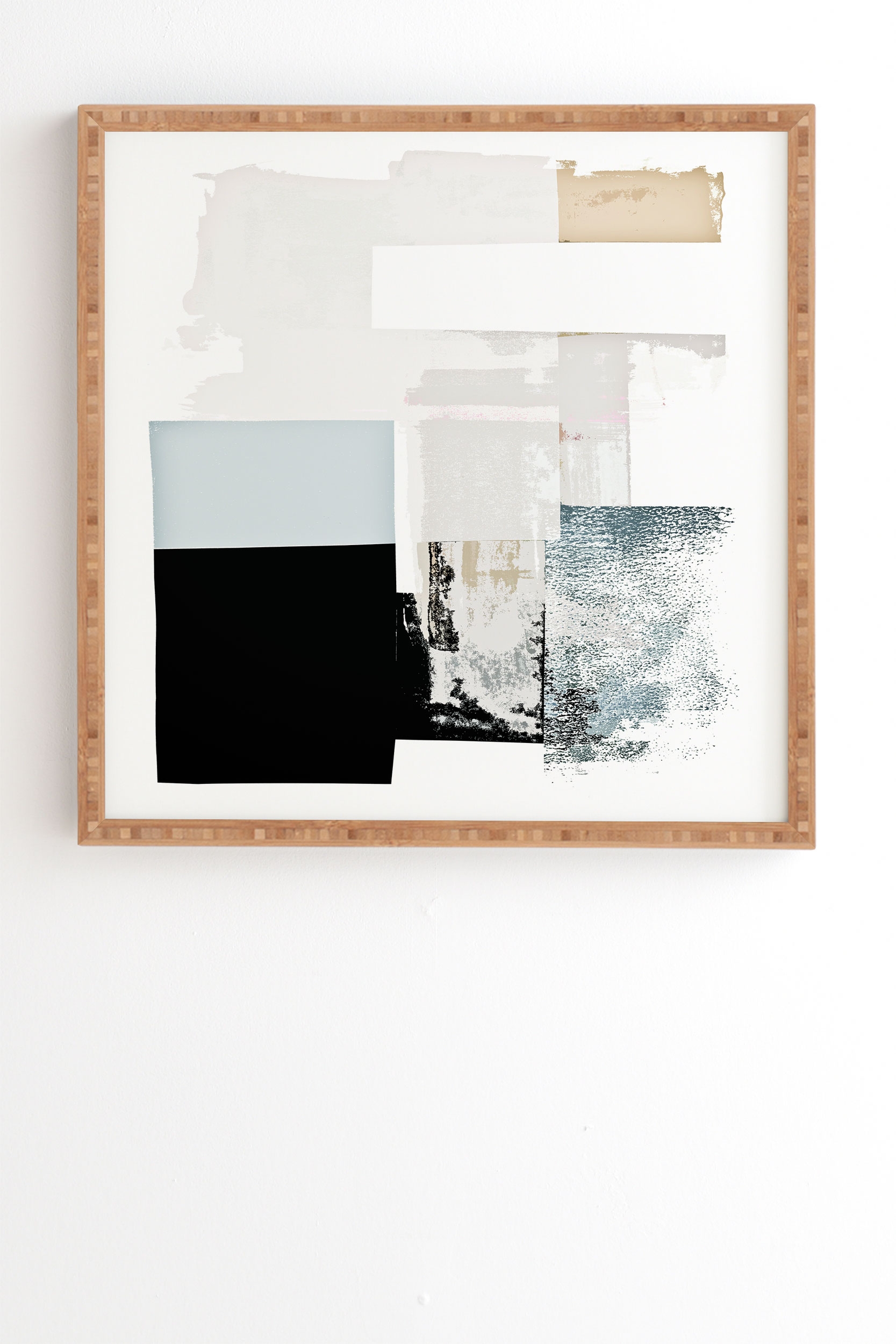 Additive 03 by Iris Lehnhardt - Framed Wall Art Bamboo 30" x 30" - Image 0