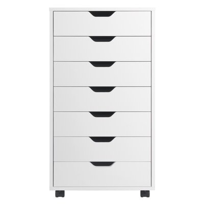 Cabinet For Closet / Office, 7 Drawers, White - Image 0
