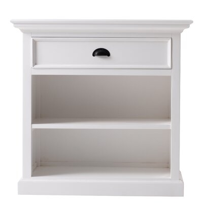 Amityville 1 - Drawer Nightstand in White - Image 0