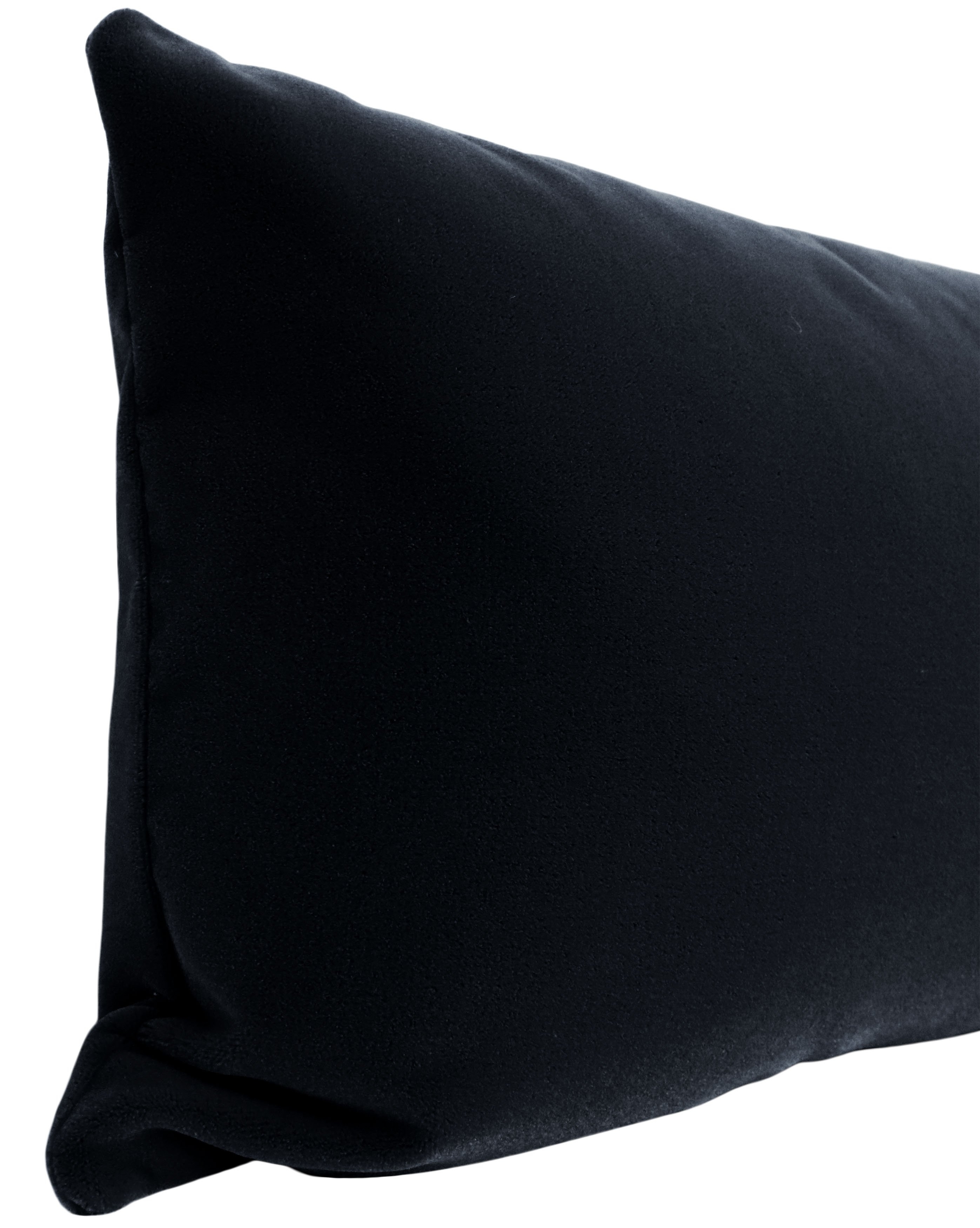 THE XL LUMBAR :: MOHAIR VELVET // GRAPHITE - 14" X 48" - Image 3