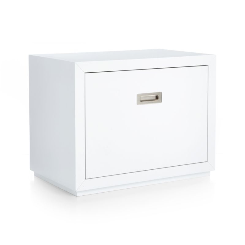 Aspect White 23.75" Modular Low File Cabinet - Image 4