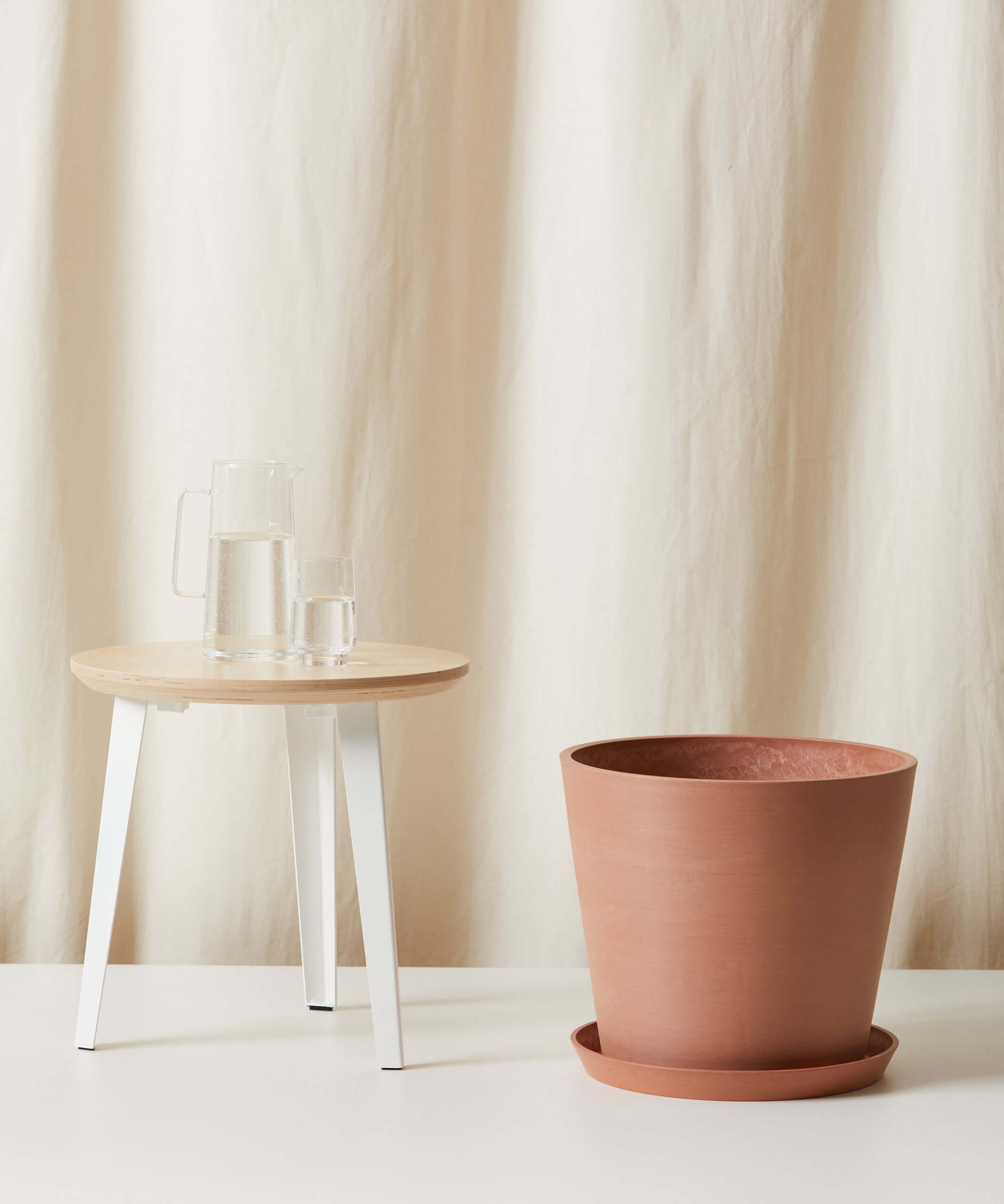 Ecopots Round Pot - XL (16") -  Clay - Image 0