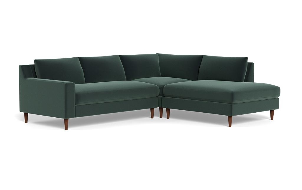 Saylor 3-Seat Right Bumper Sectional - Image 1