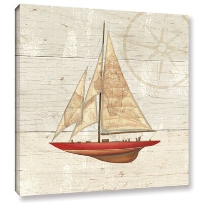 Nautique II Gallery Wrapped Floater-Framed Canvas - Image 0
