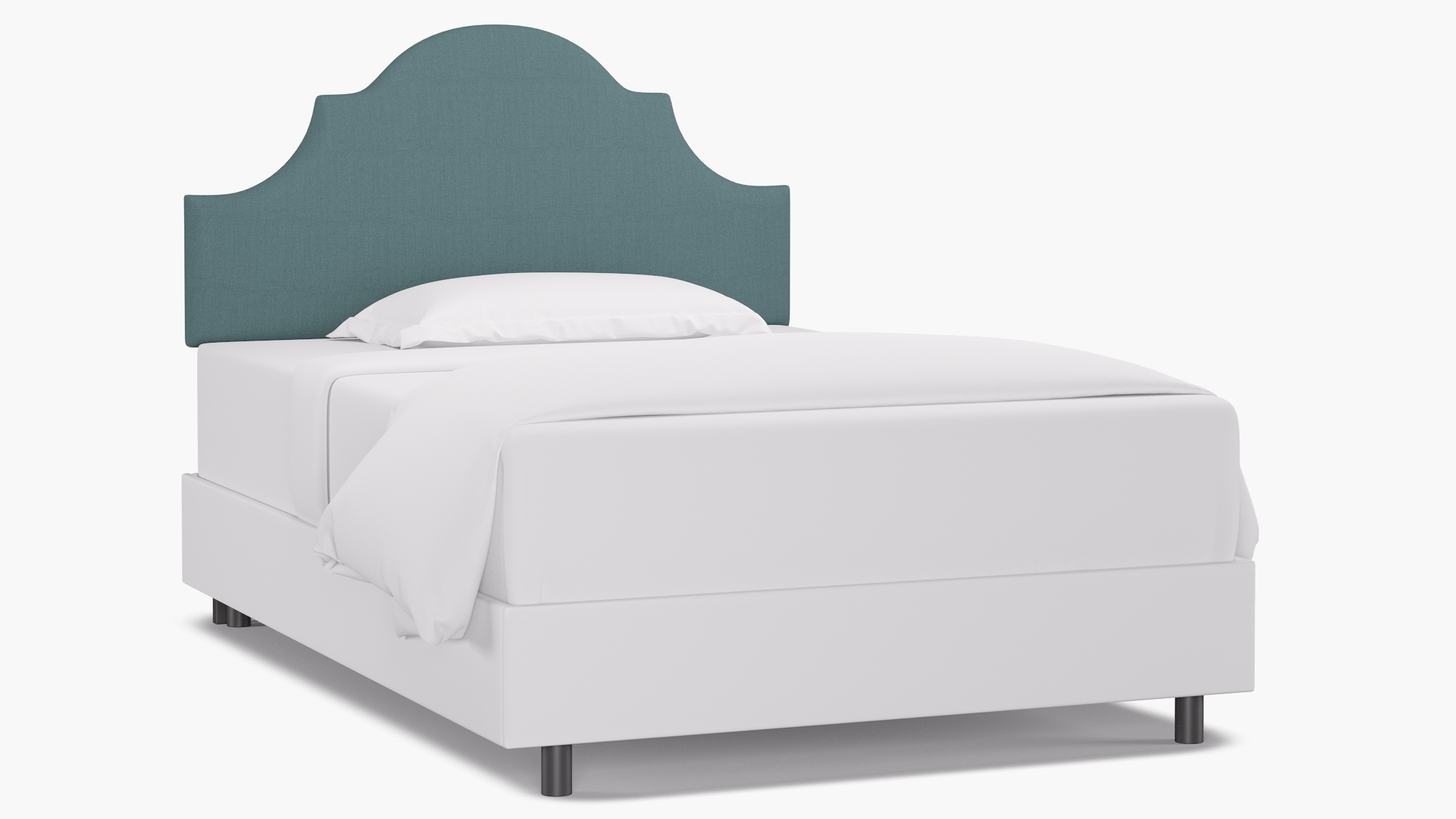 Regency Headboard, Seaglass Everyday Linen, Full - Image 0