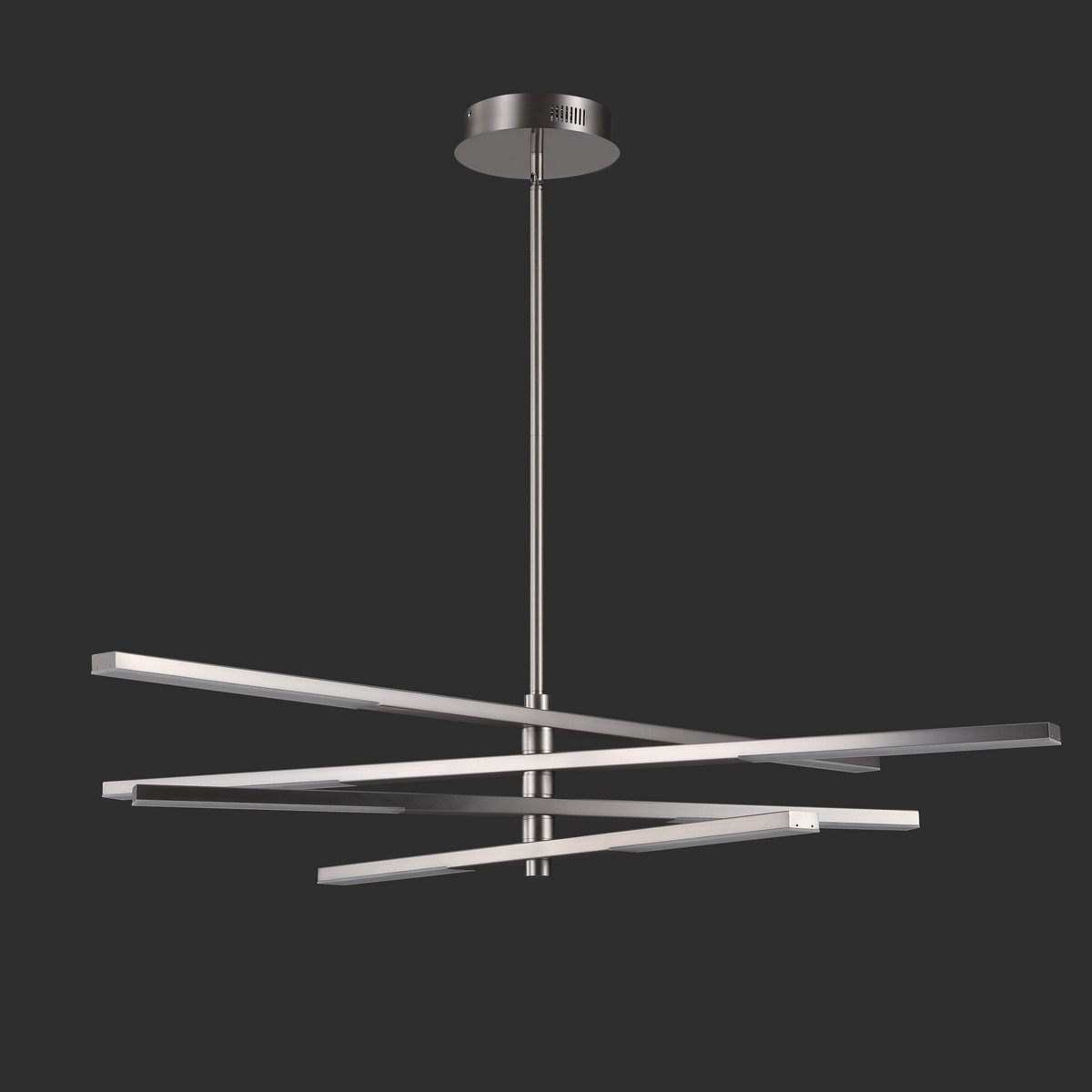 Safavieh Couture Oswalt Metal Chandelier - Nickle - Image 0