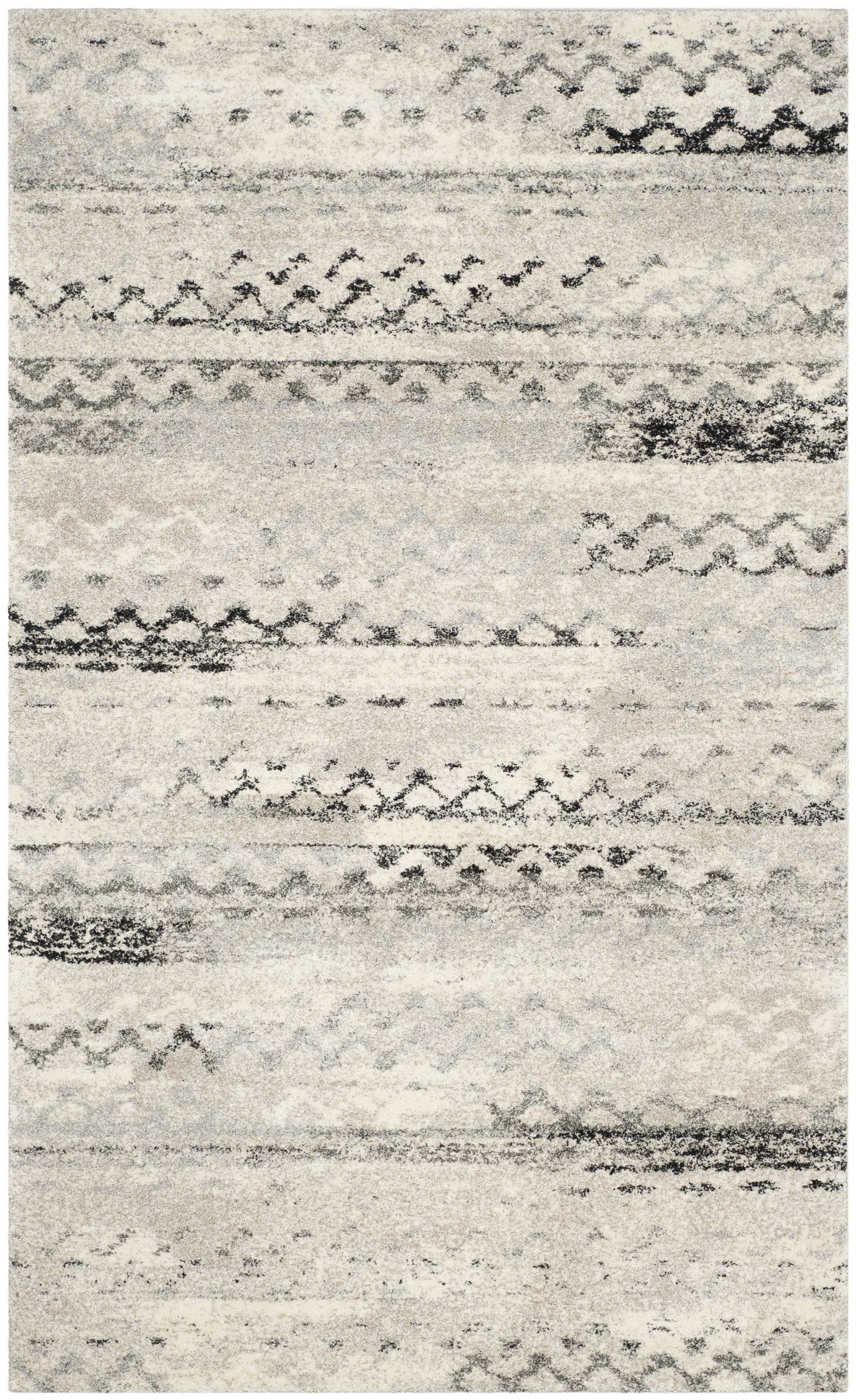 Arlo Home Woven Area Rug, RET2136-1180, Cream/Grey,  8' X 10' - Image 0