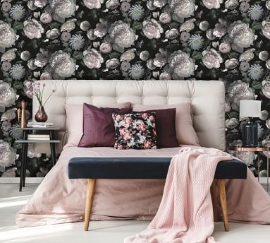 Moody Floral Wallpaper - Image 1