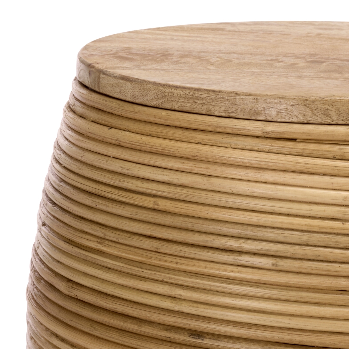 Katiely Wood Top Stool - Light Natural - Image 2