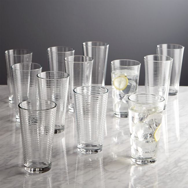 Rings 16-Oz. Cooler Glasses, Set of 12 - Image 0